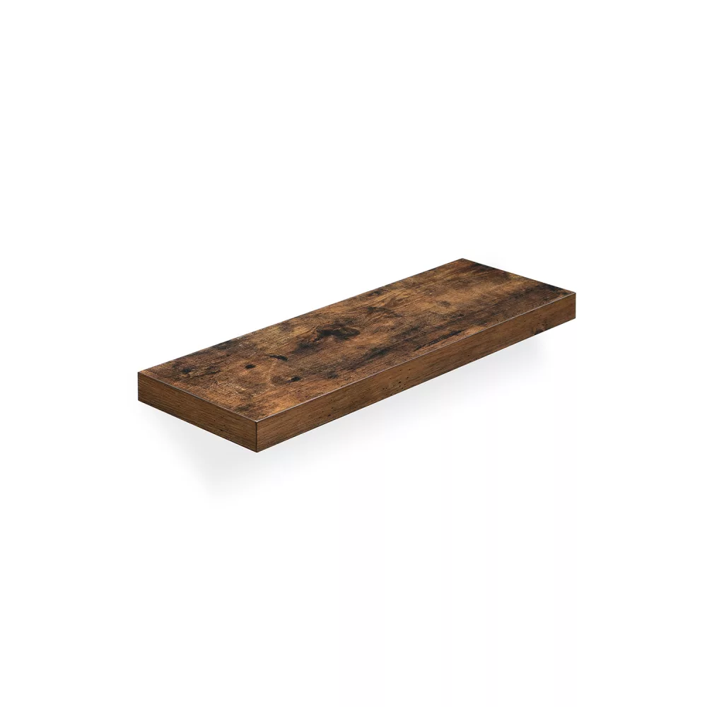 Estante Flotante Marrón Rústico