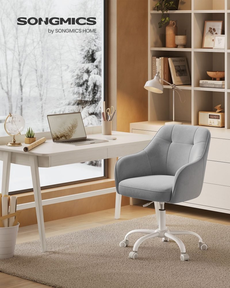 Silla de estudio altura ajustable gris paloma - Imagen 2