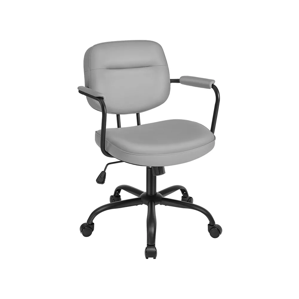 Silla de Escritorio Ergonómica Reposabrazos Gris Paloma