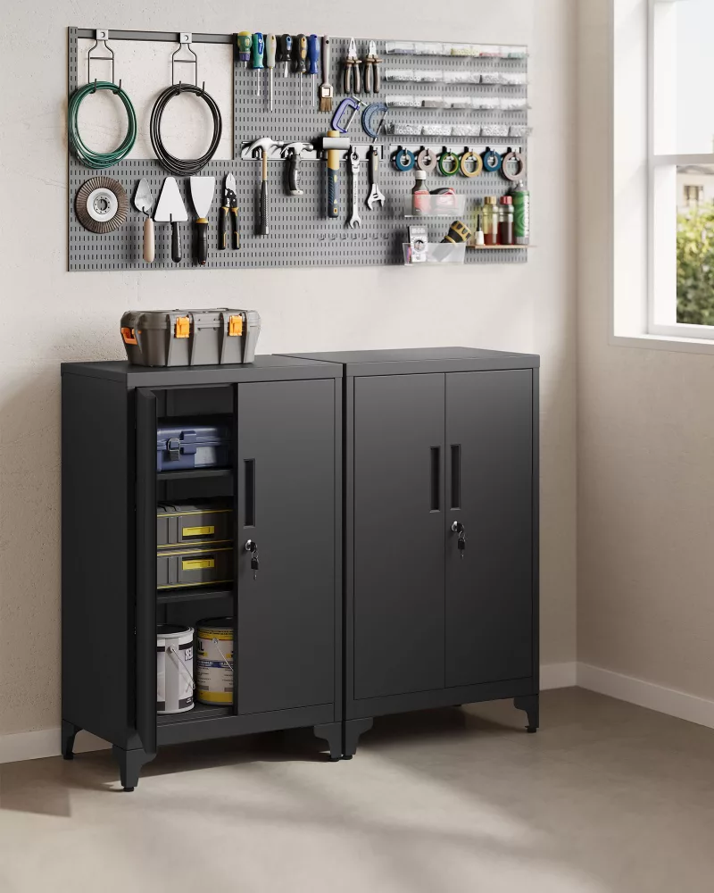 Archivador de Oficina Multifuncional Negro Tinta - Imagen 2