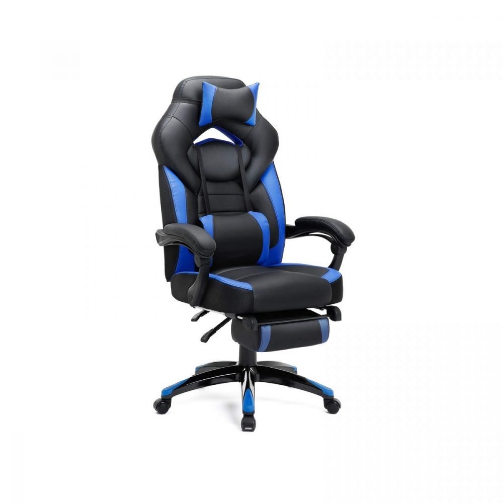 Silla de oficina ergonómica con asiento expandido